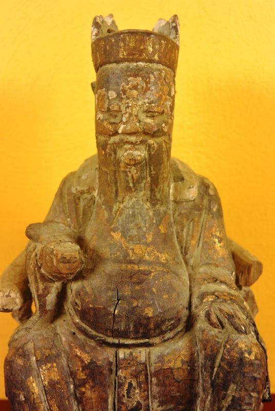 Old Chinese Statue Taoist Monk 2