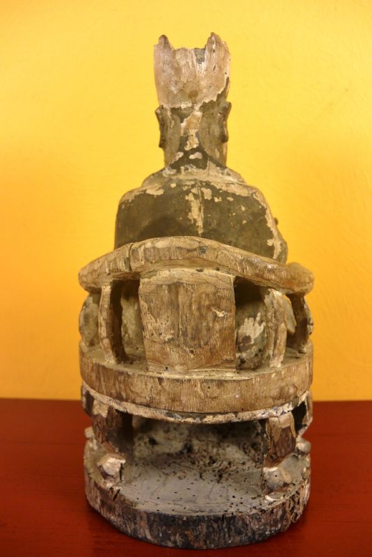 Old Chinese Statue Taoist Monk 4