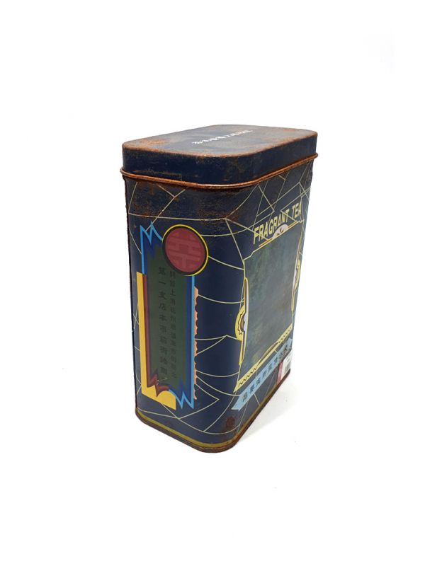 Old Chinese tea box - Blue - Lake 4