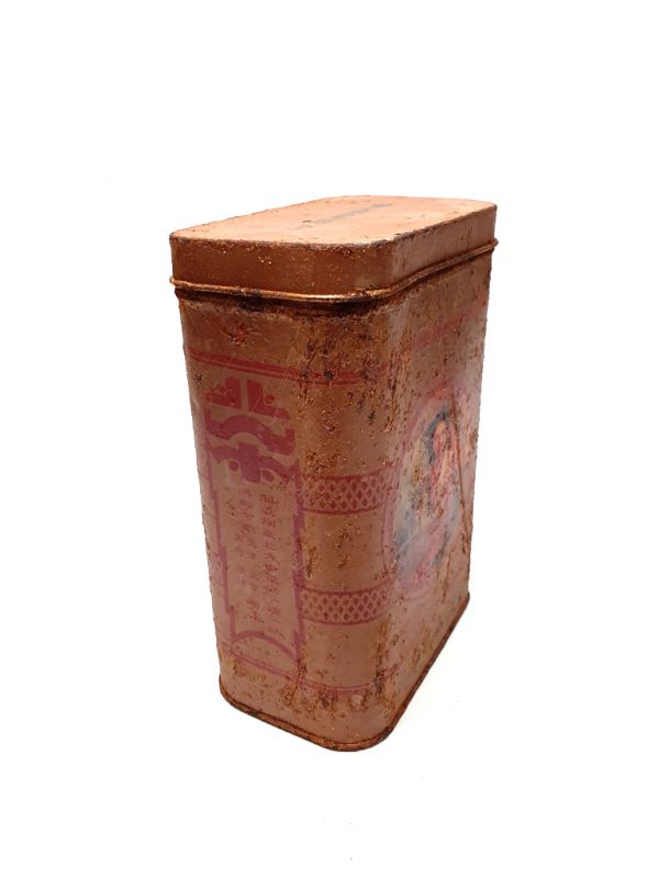 Old Chinese tea box - Brown - Musician 3