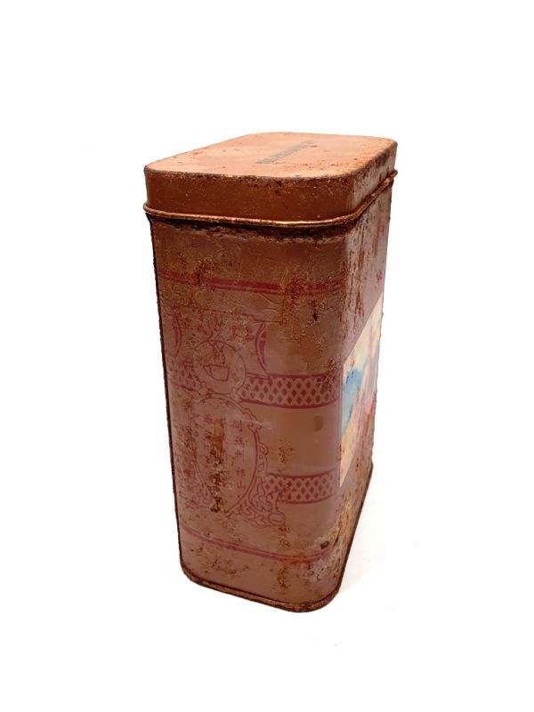 Old Chinese tea box - Brown - Musician 5