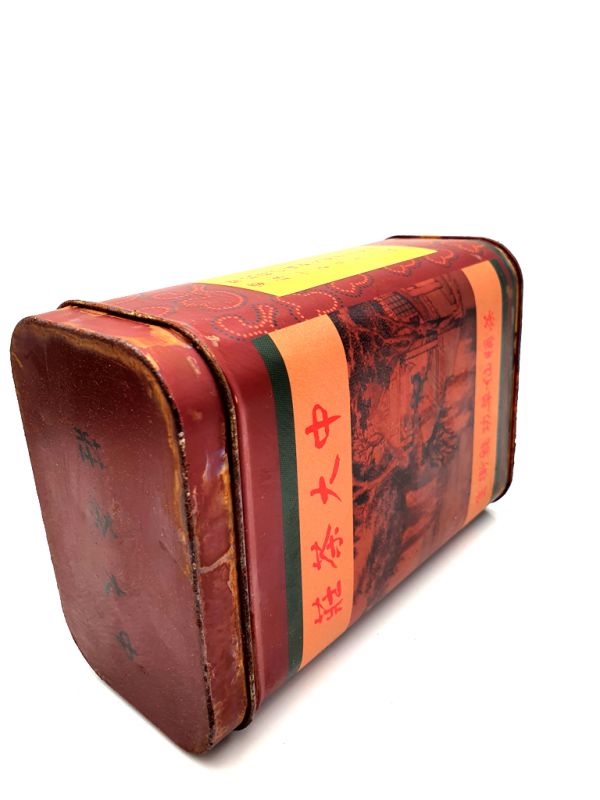 Old Chinese tea box - Brown - Woman 5