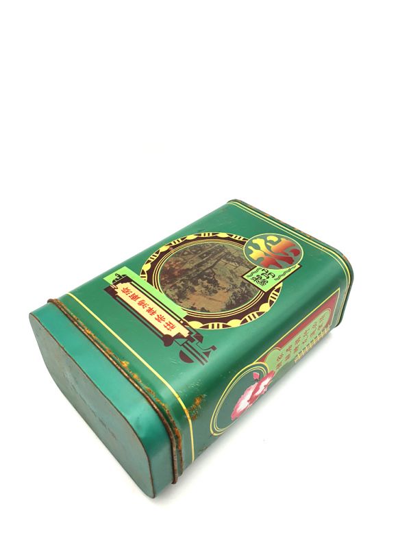 Old Chinese tea box - Green 4