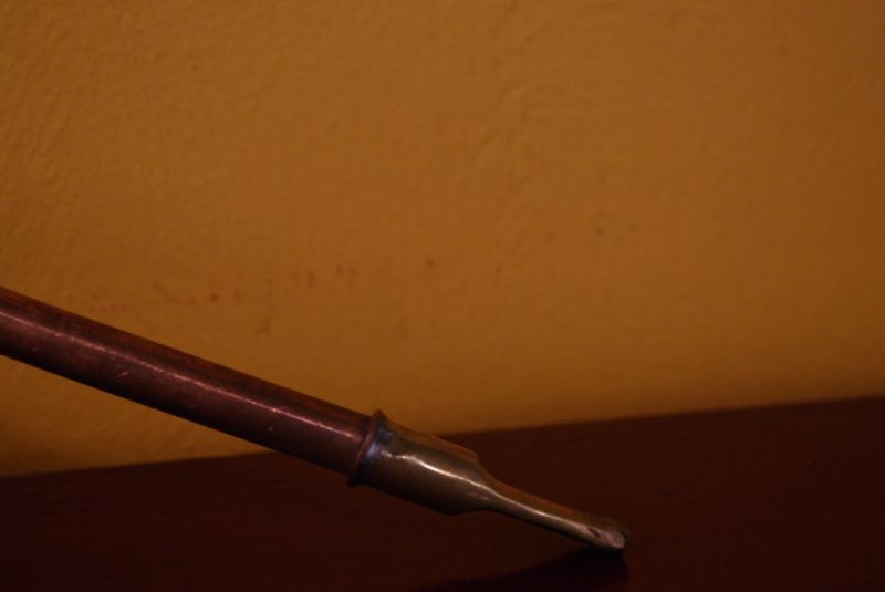 Old Chinese tobacco pipe in Copper 3
