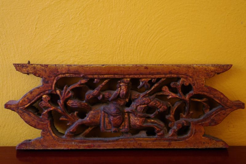 Old chinese wood decoration 1