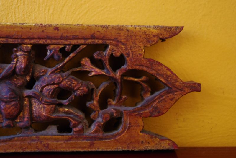 Old chinese wood decoration 4