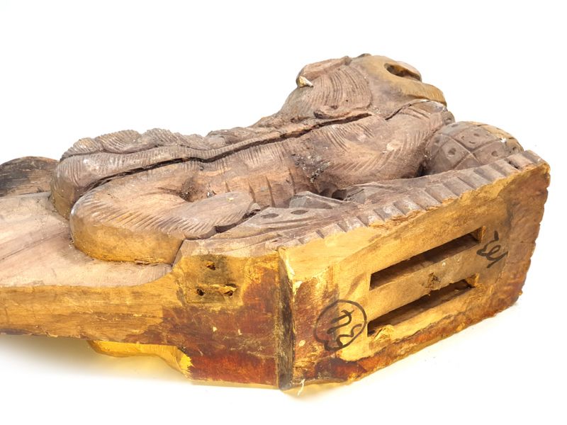 Click thumbnail to enlarge and hover over the picture to zoom Old Imperial guardian lion - Chinese Foo dog - Ancient chinese temple 5