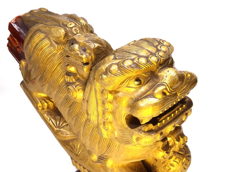 Old Imperial guardian lion - Chinese Foo dog - Family 2