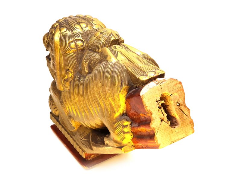 Old Imperial guardian lion - Chinese Foo dog - Family 4