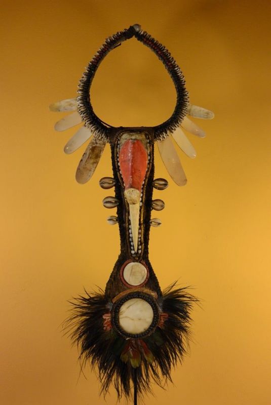 Old Indonesian Tribal Necklace - Rhinoceros hornbill 3