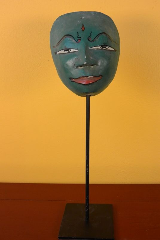 Old Java mask (50 years) - Dark Green 1
