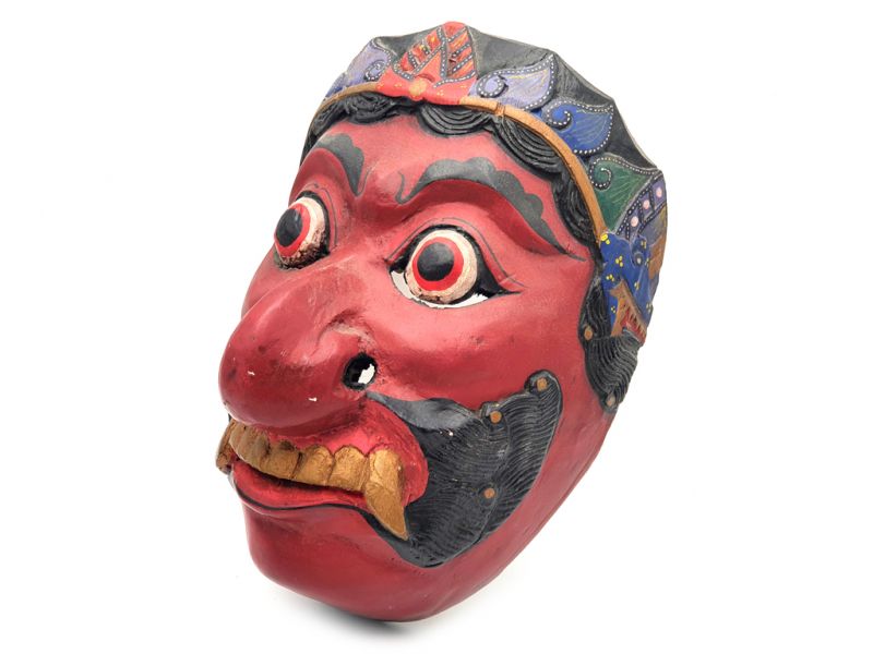 Old Java mask (50 years) - Indonesian Theater - Character 1