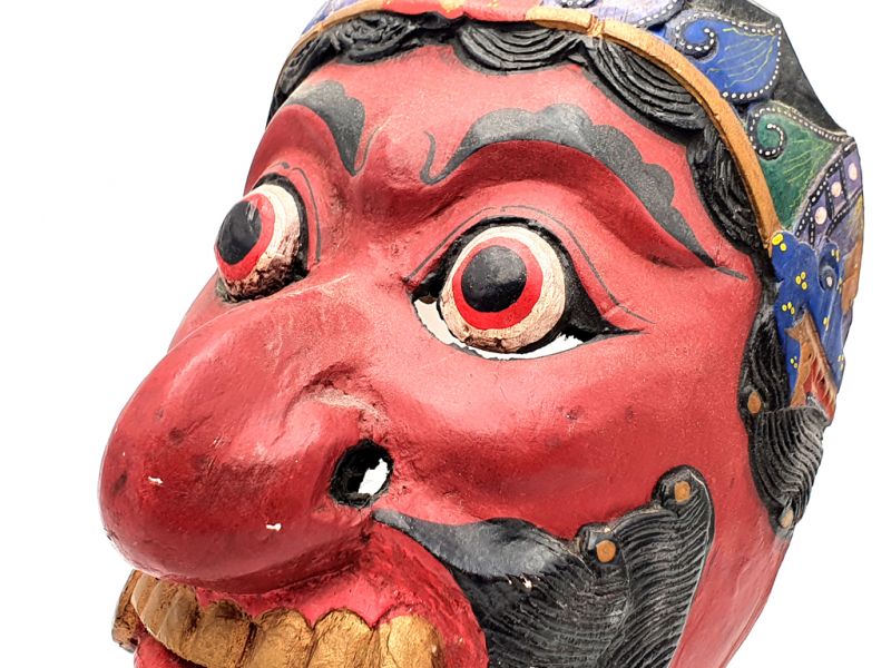 Old Java mask (50 years) - Indonesian Theater - Character 2