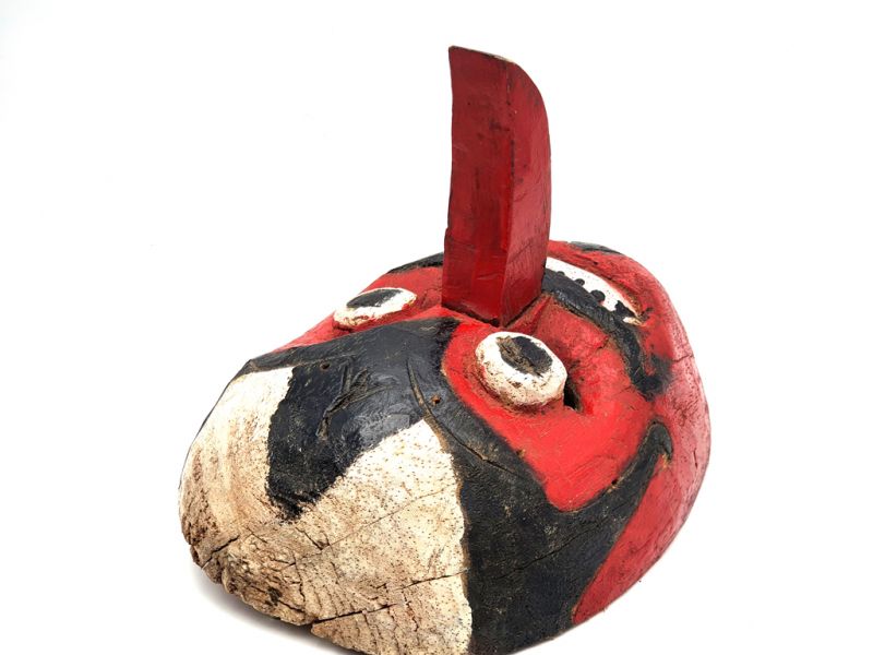 Old Java mask (50 years) - Indonesian Theater - Javanese Topeng Mask 4