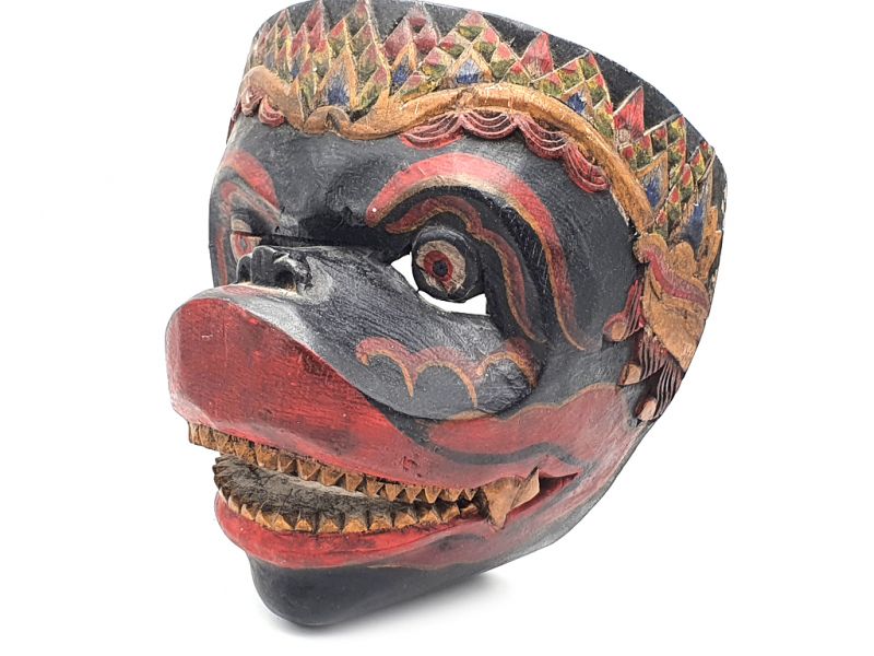 Old Java mask (80 years) - Indonesian Theater - Javanese Topeng Mask 1