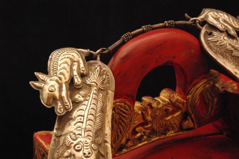 Old Large Chinese Miao Minority decoration Jewelry 4