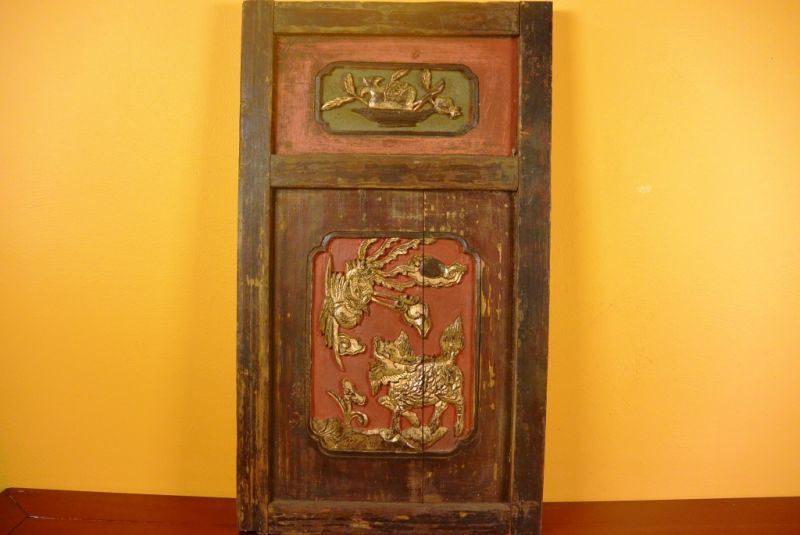 Old Large Wooden Panel from China Chinese door 2 1