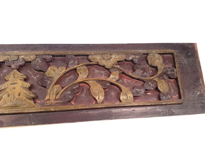 Old Large Wooden Panel from China - The garden 3