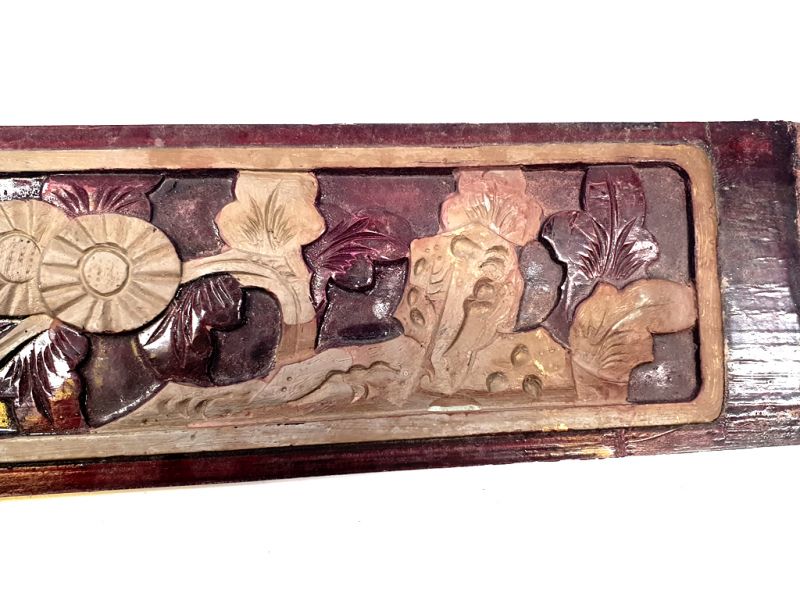 Old Large Wooden Panel from China - The Palace Flowers 3 3