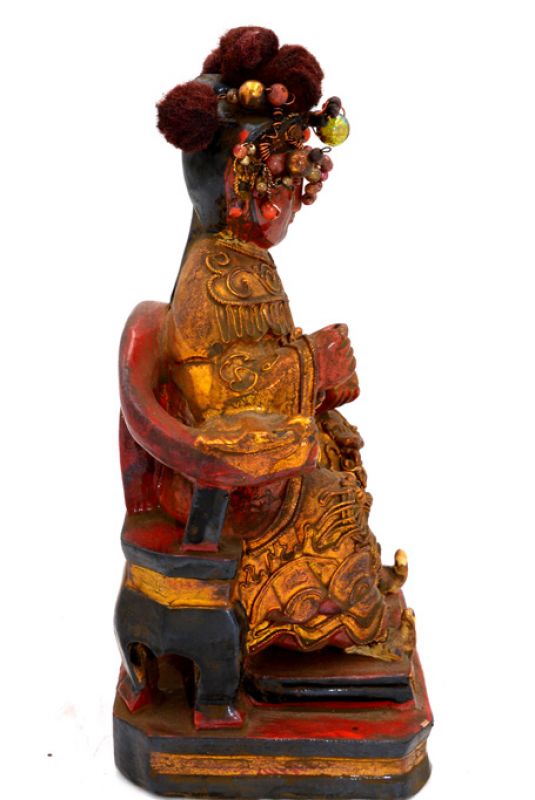 Old reproduction - Chinese votive statue - Lady 4
