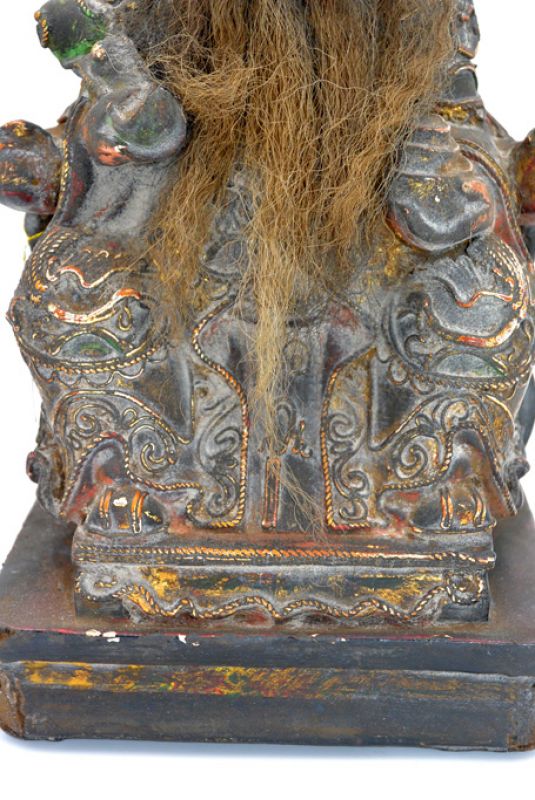 Old reproduction - Chinese votive statue - Old man 3