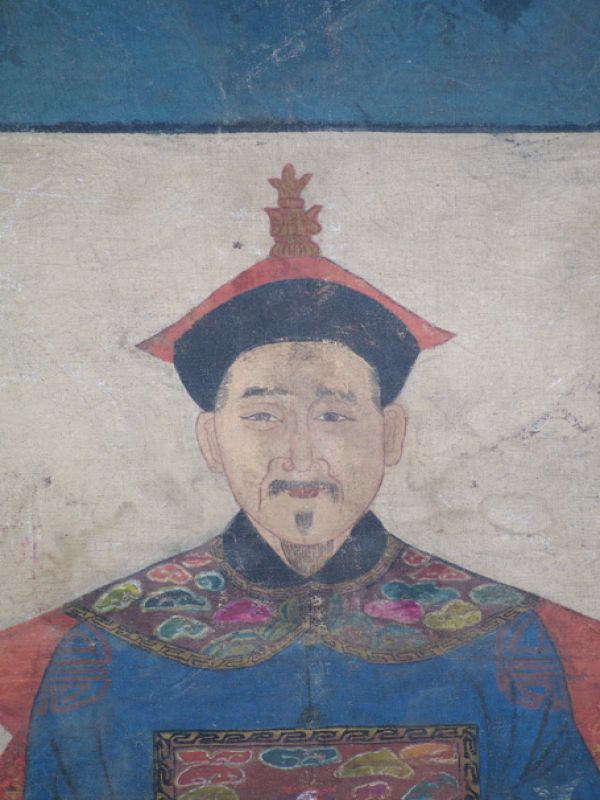 Old reproduction - Portrait of Chinese ancestors - Emperor 2