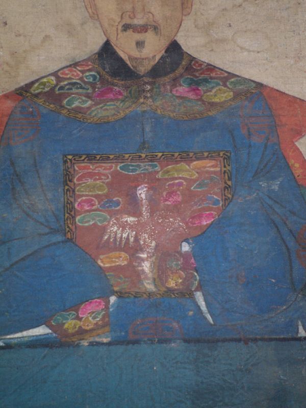 Old reproduction - Portrait of Chinese ancestors - Emperor 3