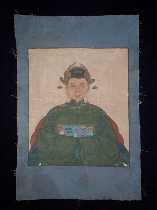 Old reproduction - Portrait of Chinese ancestors - Empress 2 1
