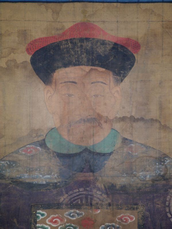 Old reproduction - Portrait of Chinese ancestors - Man 2