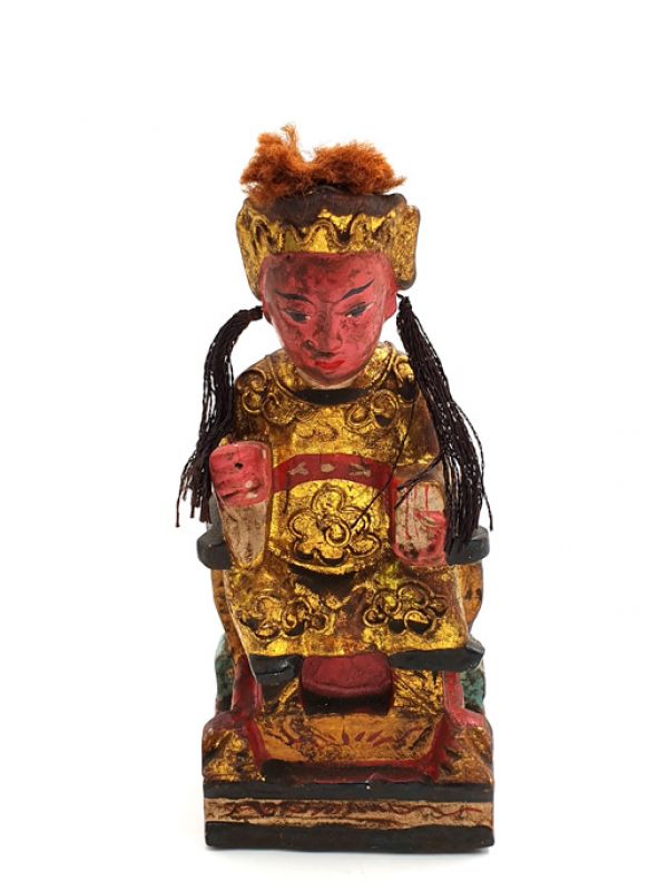 Click thumbnail to enlarge and hover over the picture to zoom Old reproduction - Small Chinese votive statue - Chinese ancestor 1