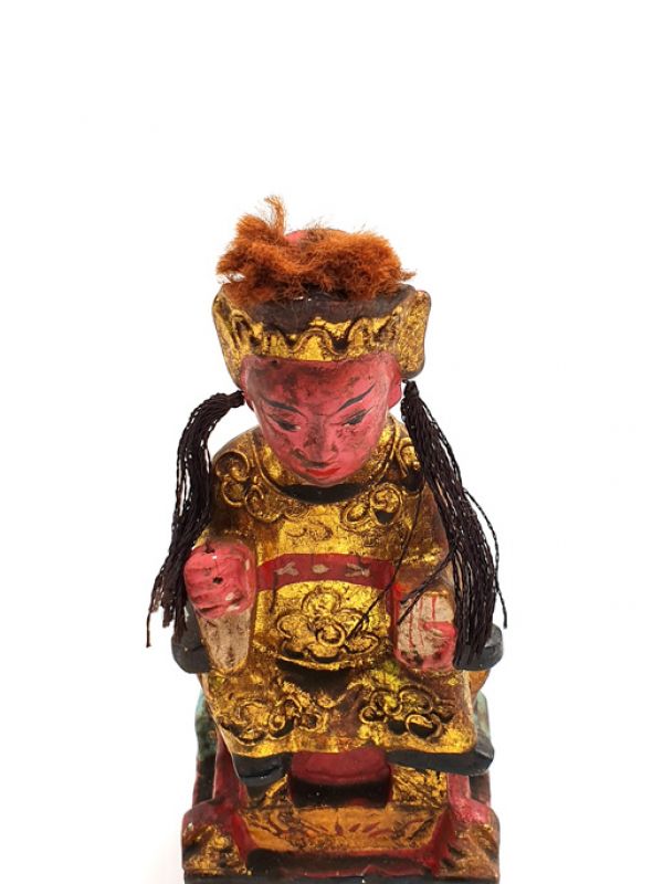 Old reproduction - Small Chinese votive statue - Chinese ancestor 2