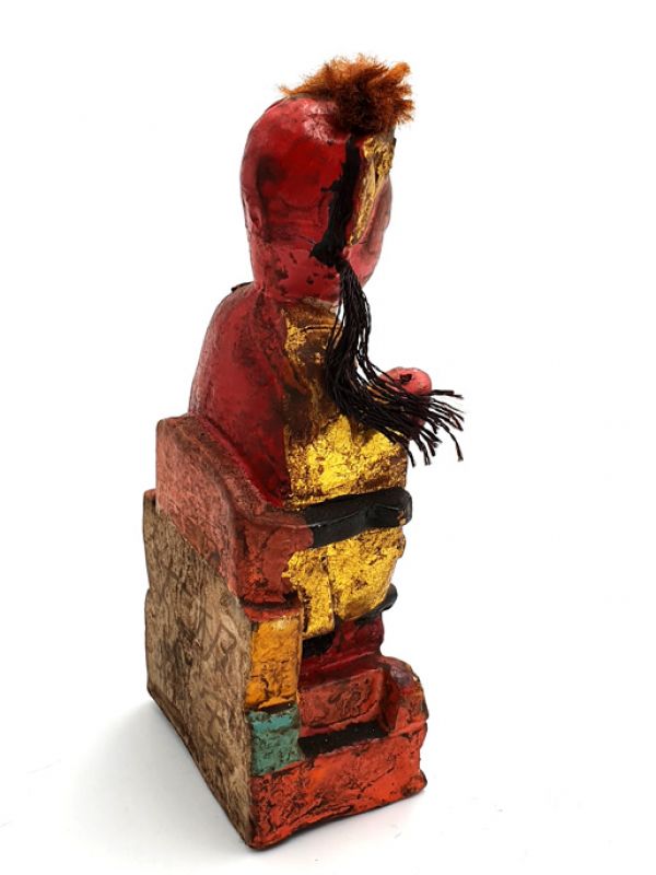 Click thumbnail to enlarge and hover over the picture to zoom Old reproduction - Small Chinese votive statue - Chinese ancestor 3