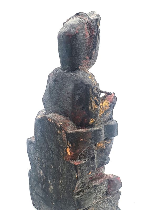 Old reproduction - Small Chinese votive statue - chinese mandarin 3