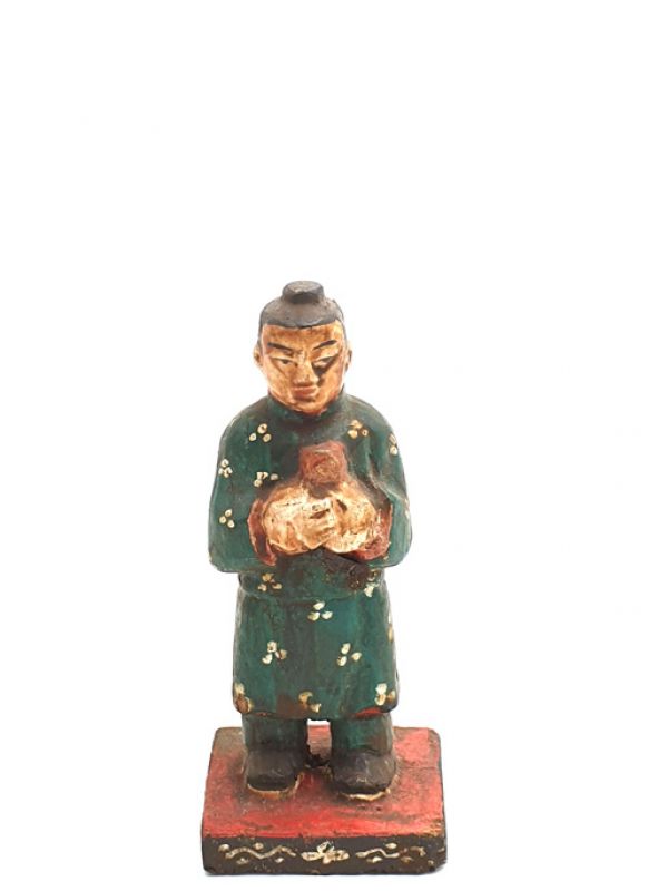 Old reproduction - Small Chinese votive statue - Household 1