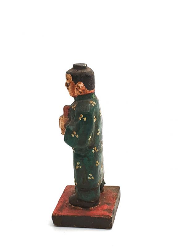 Old reproduction - Small Chinese votive statue - Household 2