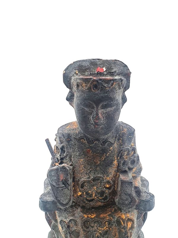 Old reproduction - Small Chinese votive statue - The intellectual 2