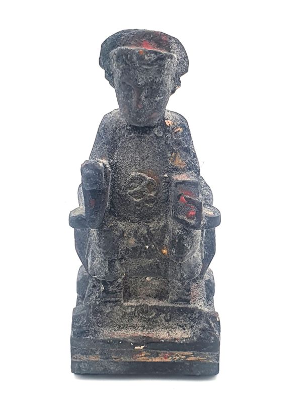 Old reproduction - Small Chinese votive statue - The Qing Emperor 1