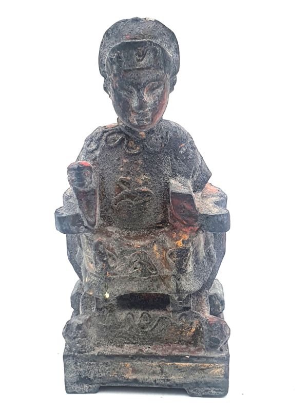 Old reproduction - Small Chinese votive statue - The Qing Empress 1
