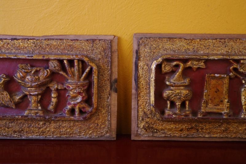 Paar alten chinesischen Tellern 2