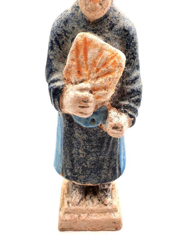 Paar chinesische Terrakotta-Statuen Tang 3