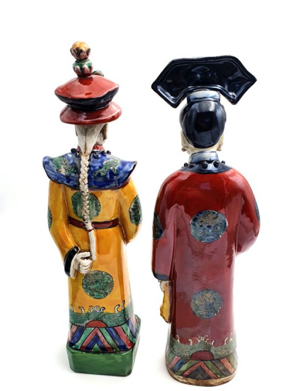 Paar des chinesischen Porzellans Mandarinen 2