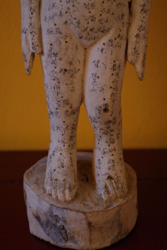 Paar Statuen Akupunktur Chinesische Medizin 5
