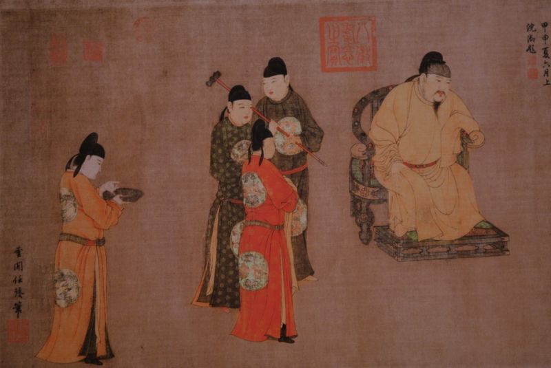 Painting Ren Renfa Zhang Guo Having an Audience with Emperor 2