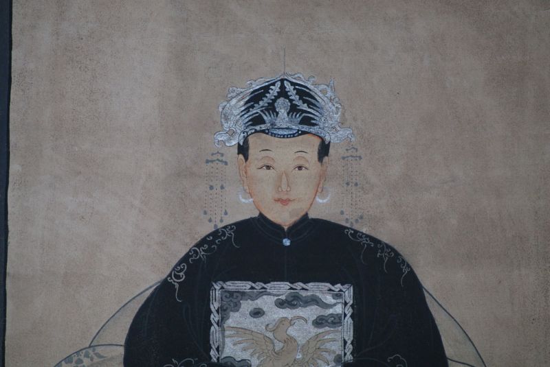 Pareja de ancestros Chinos Pintura China Moderno 2 3