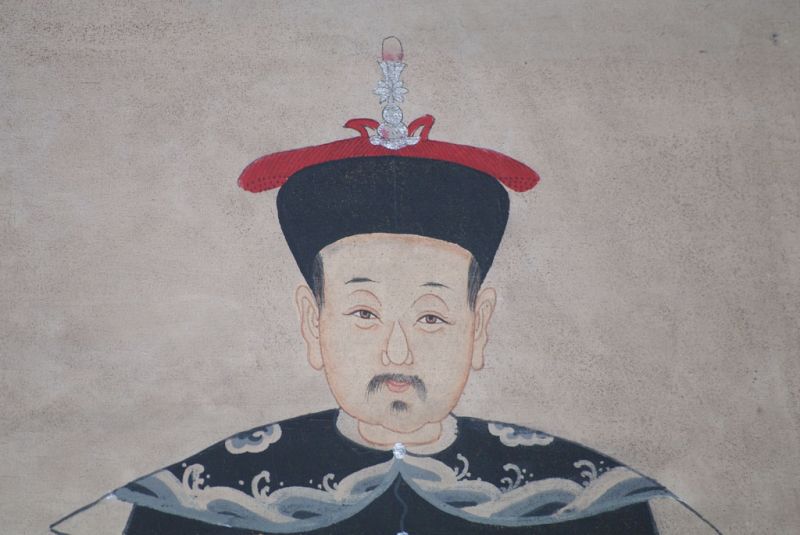 Pareja de ancestros Chinos Pintura China Moderno 2 4
