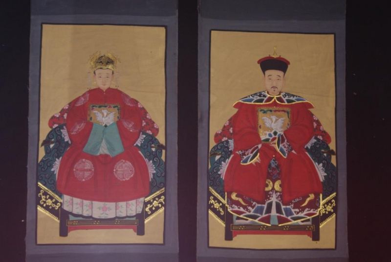 Pareja de Ancestros Emperador de China Rojo 1