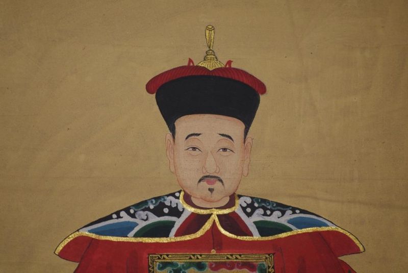 Pareja de Ancestros Emperador de China Rojo 3