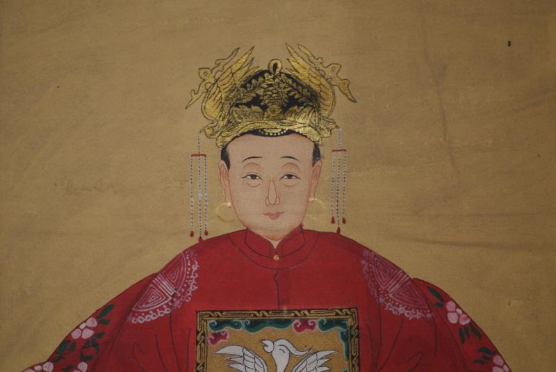 Pareja de Ancestros Emperador de China Rojo 4