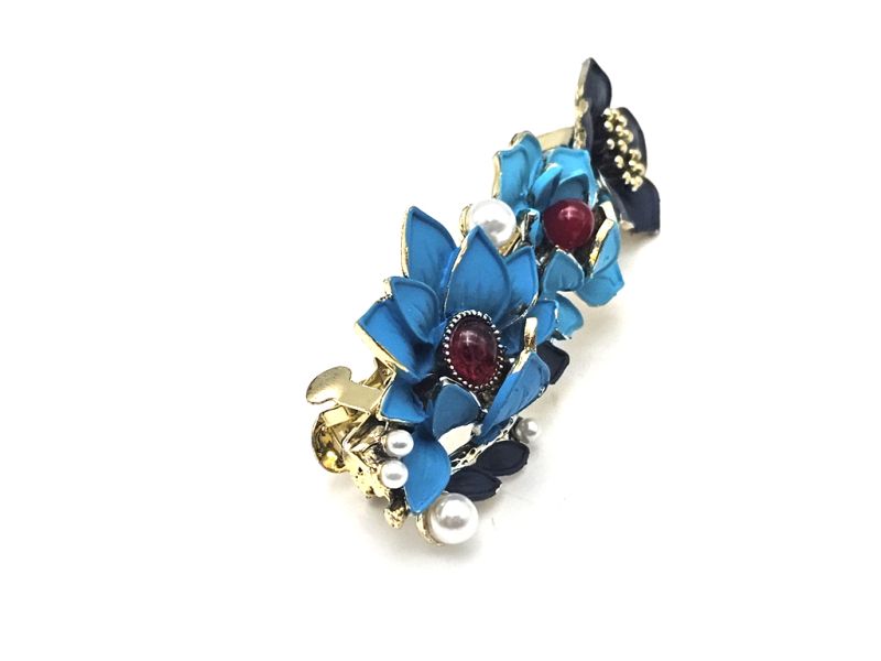 Pasador de esmalte chino - Cloisonné - flores 3