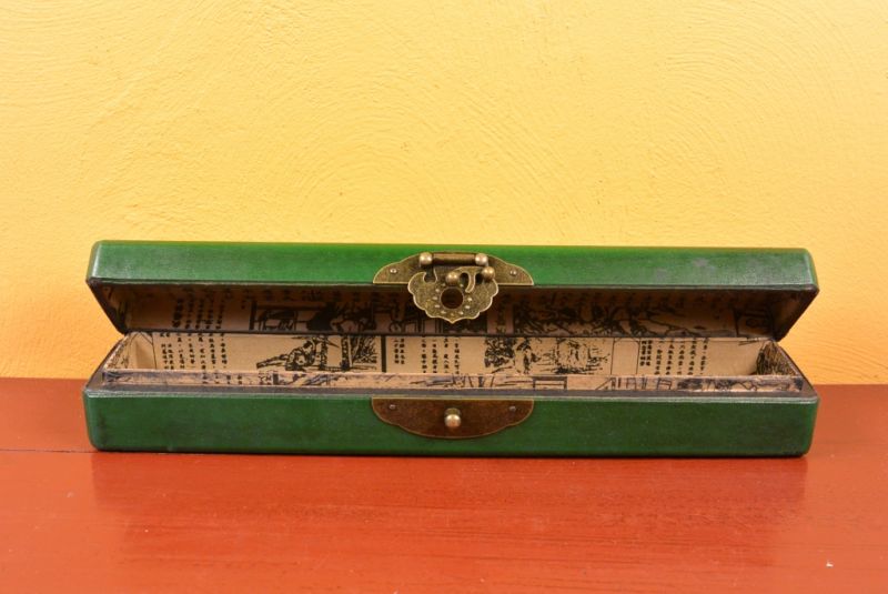 Haga clic en la imagen para ampliar Pequeña caja de madera de China Verde Aves 5